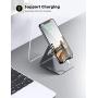 Lamicall Cell Phone Stand, Phone Dock : Cradle, Holder, Stand, Compatible with Phone 12 Mini 11 Pro Xs Xs Max Xr X 8 7 6 6s Plus 5 5s 5c All Android Smartphone Charging, Accessories Desk - Gray