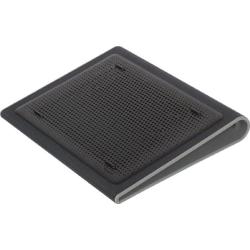 Targus Portable Lightweight Chill Mat Lap with Dual Fans Ventilation Prevents Overheating, LED USB Port, Cooling Pad for Laptop, Black/Gray (AWE55US) Black with Gray
