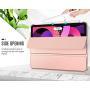MoKo Case Fit New iPad Air 4th Generation 2020 - iPad Air 4 Case 10.9 inch Slim Lightweight Shell Stand Cover with Translucent Frosted Back Protector for iPad Air 4, Auto Wake/Sleep,Rose Gold