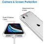 JETech Case Compatible with iPhone 8, iPhone 7, iPhone SE 2020, 4.7-Inch, Shockproof Bumper Cover, Anti-Scratch Clear Back, Clear