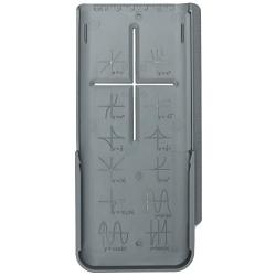 EZ Graphing Gray Hard Slide Cover for TI 84 Plus CE (See Description for Details)