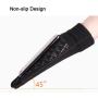 WaitingU Thicken Soft Knitted Texting Touch Screen Gloves for Smartphones PC Laptop Tablet Driving Skiing and Cycling Outdoor Gloves with Anti-Slip Design (A-Black)