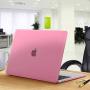 Kuzy Compatible with MacBook Pro 13 inch Case 2020 2019 2018 2017 2016 Release A2338 M1 A2289 A2251 A2159 A1989 A1706 A1708, Non-Slip, Fully Vented Plastic Hard Shell Cover for MacBook Pro, Pink