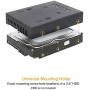 ICY DOCK 2.5'' to 3.5 Tool-Less Drive Adapter Converter Bracket Mounting Frame Tray for 5/7/9.5/12.5mm 2.5 inch HDD/SSD with SATA III Interface- EZConvert MB882SP-1S-1B