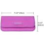 Faraday Bag, Wisdompro RFID Signal Blocking Bag Shielding Cage Pouch Wallet Case for Cell Phone Privacy Protection and Car Key FOB, Anti-Tracking, Anti-Spying Case Blocker - Purple