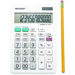 Sharp EL-334WB Business Calculator, White 4.0