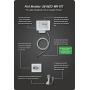DataComm Electronics 50-6623-WH-KIT Flat Panel TV Cable Organizer Kit with Power Solution
