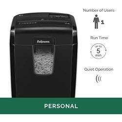 Fellowes 9C4 9-Sheet Powershred Cross-Cut Deskside Paper Shredder