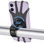 Bike Phone Mount, VUP Universal Bike Cell Phone Holder, 360° Rotatable, Silicone Bicycle Phone Mount Compatible with iPhone 12/Pro/mini/11/Xs/Max/Xr/X/7/8/Plus, 4.0~6.7 Cellphones