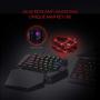 Redragon K585 DITI One-Handed RGB Mechanical Gaming Keyboard, Type-C Professional Gaming Keypad with 7 Onboard Macro Keys, Detachable Wrist Rest, 42 Keys