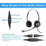 Sinseng Phone Headset with Microphone Noise Cancelling & 3.5mm Jack, Cell Phone Headphone with Volume Control for Call Center Office Skype Business Meeting Online Courses Teaching Work from Home