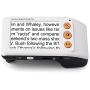 Digital Video Magnifier Electronic Reading Aids,Koolertron 3.5 inch IPS Screen Handheld Portable Video Electronic Magnifier with Light, Low Vision Aids 2X-25X Zoom Support Output to TV