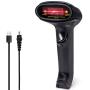 Laser Wired Barcode Scanner, Alacrity USB2.0 Wired Handheld Barcode Reader for Computer Laptop POS