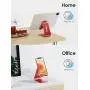 Upgraded Aluminum Cell Phone Stand, OMOTON C1 Durable Cellphone Dock with Protective Pads, Smart Stand Designed for iPhone 11 Pro Max XR XS 8 Plus 7 SE, iPad Mini, Android Phones, Red