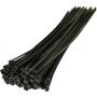 SYD Industrial Multi-Purpose Cable Ties (100 Piece) Black Self Locking Nylon Zip Ties (8'', Black)