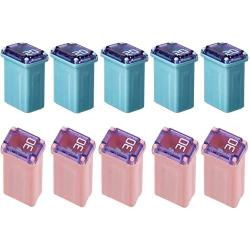 10 Pack 20Amp 30Amp Micro Cartridge Fuses FMM MCASE Type FMM MAXI Fuse (Slow Blow Micro Female)