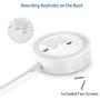 Power Strip with USB, NTONPOWER Flat Plug Power Strip, 15 ft Extra Long Extension Cord, 3 Outlet 2 USB Desktop Charging Station Wall Mount for Home, Dorm Room, Office and Nightstand - White