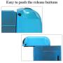 Case for Nintendo Switch, Fit The Dock Station, Protective Accessories Cover Case for Nintendo Switch and Joy Con Controller Dockable with a Tempered Glass Screen Protector, Red & Blue