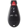 ROADFAR Pack of 1 Uncut Car Key Fob Keyless Entry Remote 5 Buttons fit for Jeep Grand Cherokee for Dodge Challenger Charger Durango 2008-2015 56046639AC