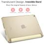 MoKo Case Fit 2018/2017 iPad 9.7 6th/5th Generation, Slim Lightweight Smart Shell Stand Cover with Translucent Frosted Back Protector Fit iPad 9.7 in 2018/2017, Champagne Gold(Auto Wake/Sleep)