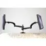 Ergotech Single Freedom Arm, Includes Single Aluminum Articulating Arm, 8.4-17.8 lbs. Weight Capacity, Suitable for Monitors up to 27 inches, VESA Compatible 75×75, 100×100, Silver