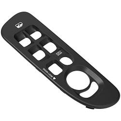 BASIKER Window Switch Cover, Driver Side Door Switch Panel Bezel Trim for 2002-2010 Dodge Ram 1500 2500 3500, Black