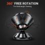 TORRAS Magnetic Car Mount, 360 Rotation Cell Phone Holder for Dashboard Compatible with iPhone SE/ 11 Pro Max/ X /8, Samsung Galaxy S20/ S10/ S9, More