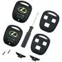 Not Needed for Cutting-Key Shell Replacement for Lexus ES300 ES330 GS300 GS400 GS430 GX470 IS300 LS400 LS430 LX470 RX300 RX330 RX350 RX400h RX450h SC430 Key Fob Cover with Screwdriver (Pack 2)