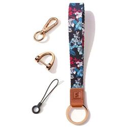 SENLLY Hand Wrist Lanyard Wristlet Strap with 3 Multifunction Accessories, for Keys, Cell Mobile Phone, Key Chain, Id Badge, Card Holder, etc