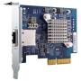 QNAP QXG-10G1T Single-Port (10Gbase-T) 10GbE Network Expansion Card, PCIe Gen3 X4, Low-Profile Bracket Pre-Loaded, Low-Profile Flat and Full-Height Brackets are Included
