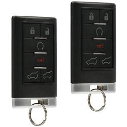 2 fits 2007-2014 Cadillac Escalade Key Fob Keyless Entry Remote (OUC6000066) - Not for Push to Start