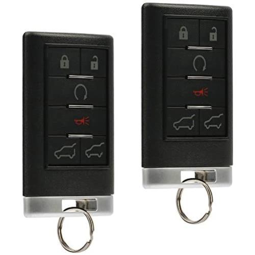 2 fits 2007-2014 Cadillac Escalade Key Fob Keyless Entry Remote (OUC6000066) - Not for Push to Start