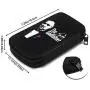 Hxuedan The Godfather The Data Cable Storage Bag is A Portable and Independent Design SuitableVFor Travelers to Place The Data Cable, Earphone and Electronic Product Data Cable Storage Bag Hxuedan The Godfather The Data Cable Storage Bag is A Portable and Independent Design SuitableVFor Travelers to Place The Data Cable, Earphone and Electronic Product Data Cable Storage Bag