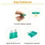 KUFUNG 100PCS 30Amp Car Fuses, Standard Automotive Fuses Assortment, Auto Blade Fuse for Car, Truck, Boat, Marine, RV, SUV, Trike, Vehicles Audio Reset System (30A)
