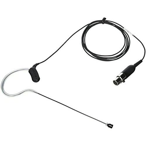 Shure MX153B/O-TQG Omnidirectional Earset Headworn Microphone, Black