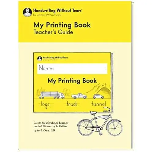 Learning Without Tears - My Printing Book Teachers Guide, Current Edition - Handwriting Without Tears Series - 1st Grade Writing Book - Letters, Language Arts Lessons - for School or Home Use