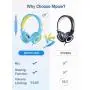Kids Headphones with Microphone 2 Pack, Mpow CH8 Wired On Ear Headphones for Kids with 91dB Volume Limit, Online Schooling Headsets with Sharing Splitter for Boys Girls Children School Travel