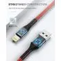 3 Pack Lightning Cable 3ft, 3 feet iPhone Charger Cable Cord, 3 Foot CyvenSmart Nylon Braided High-Speed Charging Cord for iPhone 11/Xs/XS Max/XR/X / 8/8 Plus / 7/7 Plus