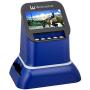 Wolverine F2D Saturn Digital Film & Slide Scanner - Converts 120 Medium Format, 127 Film, Microfiche, 35mm Negatives & Slides to Digital JPEG - Large 4.3'' LCD w/HDMI Output (Blue)