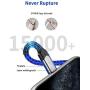 iPhone Charger Cable [2-Pack 6ft], JSAUX MFi Certified Lightning Cable iPhone Fast Charging Charger Cable Cord Compatible with iPhone 11 Xs Max X XR 8 7 6s 6 Plus SE 5 5s, iPad, iPod - Blue