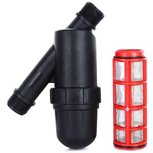 Filter,3/4'' Screen Filter Mesh Stainless steel 120 mesh screen Gardening Drip Irrigation Water Tank with UV & oxidizer protection
