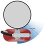 Oval Brand 10 lb ABC Fire Extinguisher Model 10HABC with 4A:80B:C Rating