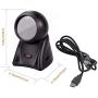 XIANJINO 2D Desktop Omni-Directional Barcode Scanner USB Wired Handfree bar Codes Imager for Mobile Payment Computer Screen Scan Support Windows Mac and Linux PC POS XJ3101 (Desktop 2D)