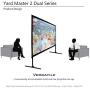 Elite Screens Yardmaster 2 DUAL Projector Screen, 100-INCH 16:9, Front and Rear Wraith Veil Dual 4K / 8K Ultra HD, Active 3D, HDR Ready Indoor and Outdoor Projection Screen, OMS100H2-Dual