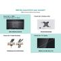 EleTab Dual Arm Monitor Stand - Height Adjustable Desk Monitor Mount Fits for 2 Computer Screens 17 to 32 inches - Each Arm Holds up to 17.6 lbs