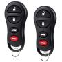 Key fob fits 2001-2006 Chrysler Dodge Jeep Keyless Entry Remote (04602260), Set of 2