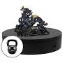 ComXim 360 Degree Black Electric Turntable,Direction, Angle and Rotation Mode,7.87in Diameter,44lb Capacity,Product Photography, Product,Cake and Jewelry Display，