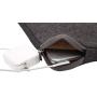 KAYOND Herringbone Woollen Water-Resistant for 11-11.6 Inch Laptop Sleeve Case Bag (11-11.6 Inches, Black)