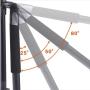Vanguard Alta Pro 263AB 100 Aluminum Tripod with SBH-100 Ball Head for Sony, Nikon, Canon DSLR Cameras, Black