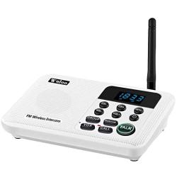 Wuloo Intercoms Wireless for Home 1 Mile Range 22 Channel 100 Digital Code Display Screen(Only 1 Unit for Expandable The Original intercom System, CAN NOT Work Without Other Units)
